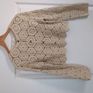 Drole de Copine Paris Crochet Cardigan